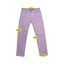 Fay Lilac Slim Fit Five-Pocket Cotton Pants