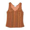 Motivi Textured Striped Knit Tank Top