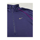 Camisola de Corrida Nike Dri-FIT roxa com Meio Fecho