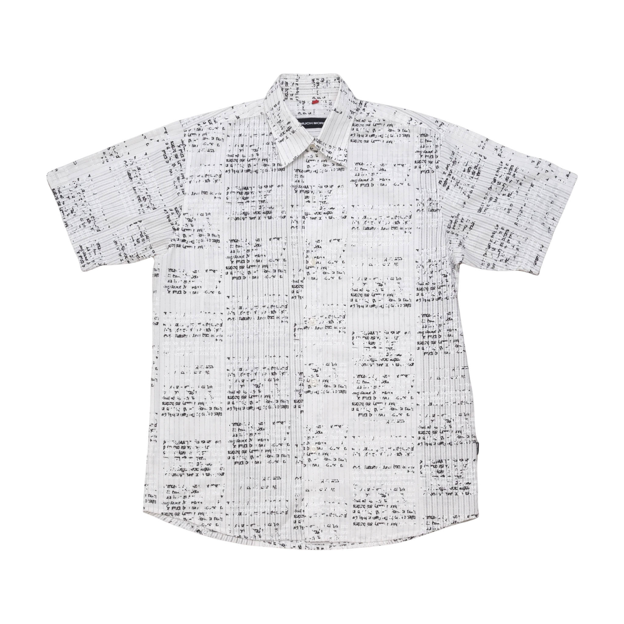 Camisa Much More de Manga curta com estampado abstrato e Texto