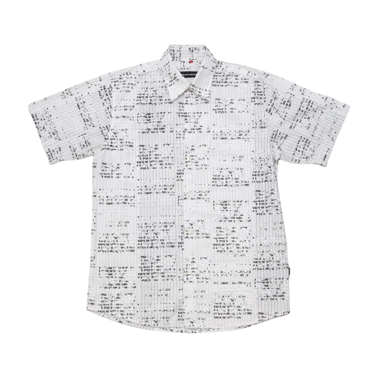 Camisa Much More de Manga curta com estampado abstrato e Texto
