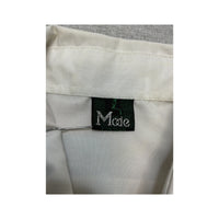 Mode White Long Sleeve Button-Up Shirt
