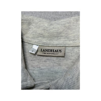 Landhaus Alpine Edelweiss Applique Knit Polo Shirt
