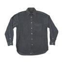 Kolby Gray Cotton Corduroy Button Up Shirt