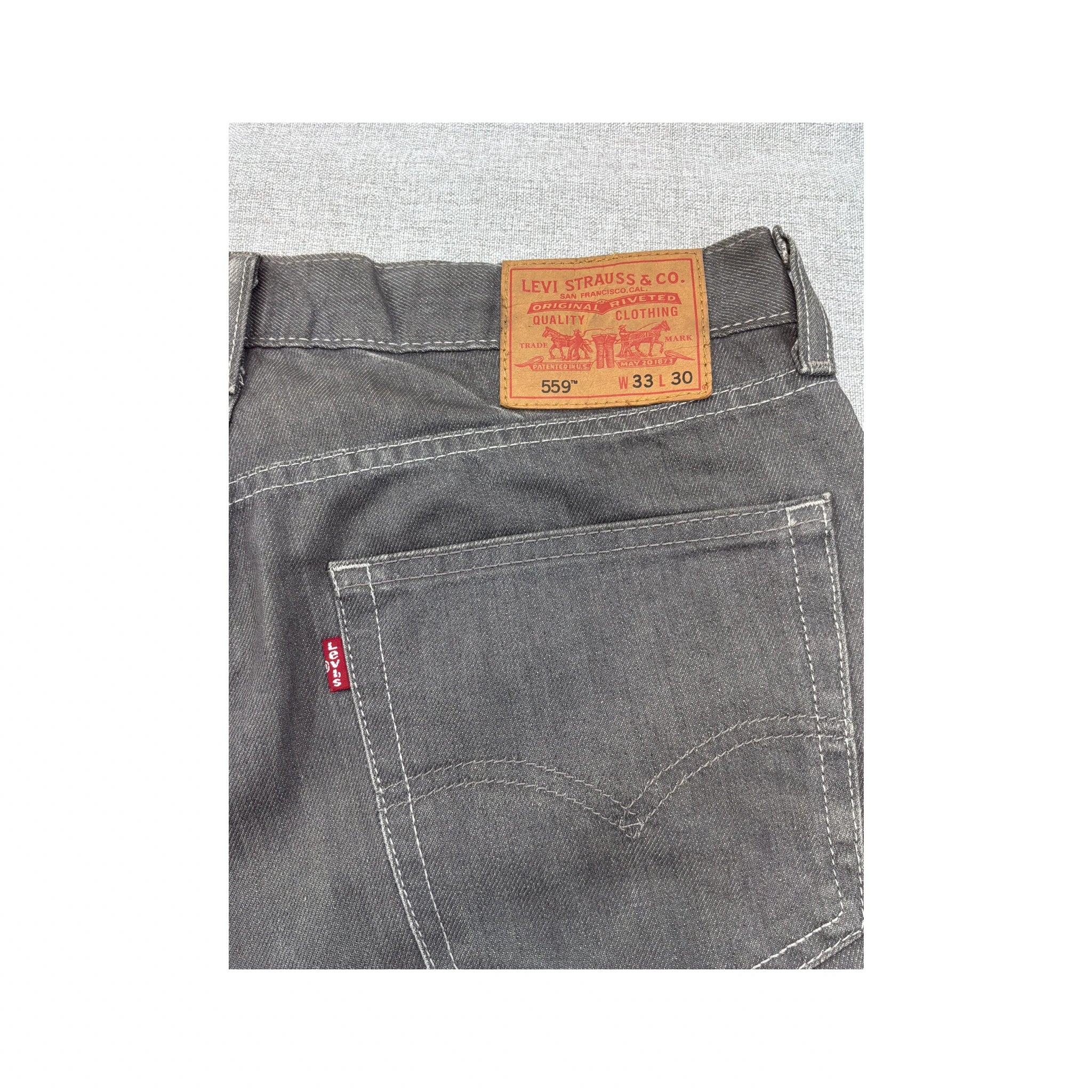 Levi’s 559 Gray Wash Cotton Denim Jeans