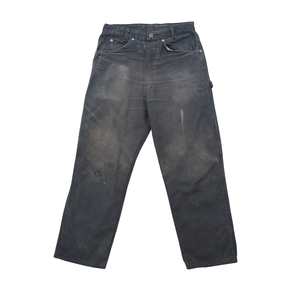 Dickies Distressed Faded Black Carpenter Work Pants