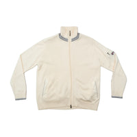 Navigare Vintage New Wool Full Zip Mock Neck Knit Sweater