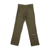 Olive Utility Zip-Detail Chinos