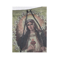 Vive Maria Virgin Mary Graphic Mesh Mini Skirt