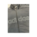 adidas Black Logo Piped Track Jacket (lavagem?)