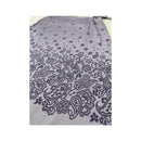 Y2K Lavender Paisley Floral Tie Waist Midi Skirt