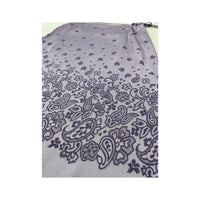 Y2K Lavender Paisley Floral Tie Waist Midi Skirt