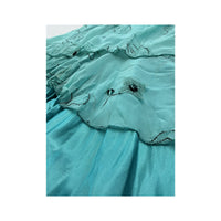 Byer Too Blue Halter Tiered Embellished Dress