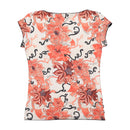 Just Cavalli Floral Print Scoop Neck T-shirt