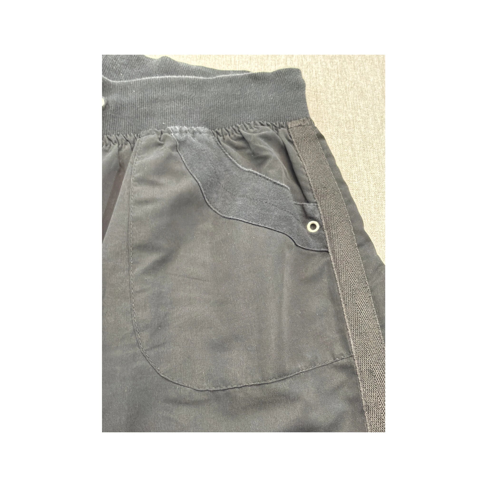 Okay Black Drawstring Cargo Pants