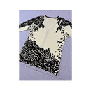 Jei Lo Abstract Animal Print Long Sleeve Button-Up Shirt