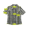 Lisa Tossa Monochrome Pattern Button Up Shirt