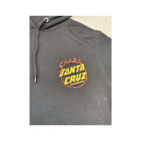Santa Cruz Flame Logo Tiger Graphic Hoodie
