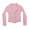 Coconuda Asymmetric Rhinestone Trim Blouse