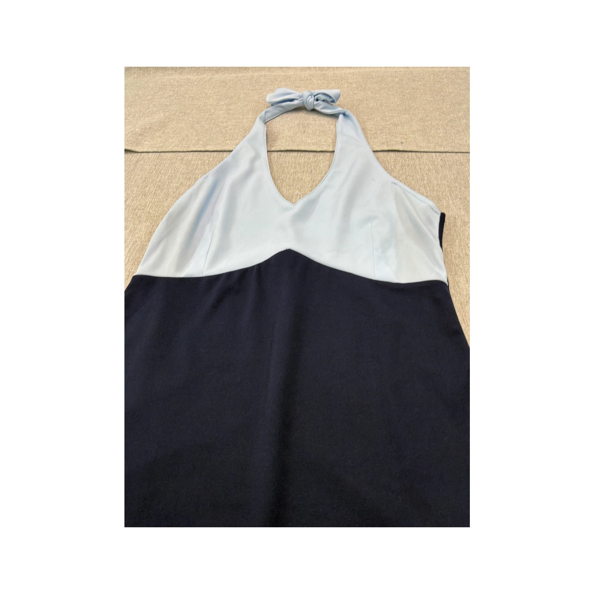 Pimkie Color Block Halter Mini Dress