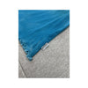 Americo Tavar Blue One Shoulder Lettuce Hem Tank Top