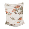 Floral Mesh Ruched Bow Trim Tank Top