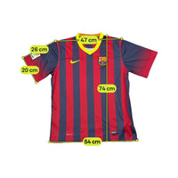Camisola de Futebol Nike FC Barcelona às riscas Dri-FIT