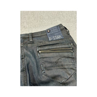 Calças de ganga Skinny G-STAR RAW em ganga Elástica Cinzento-escura com Bolso de Fecho
