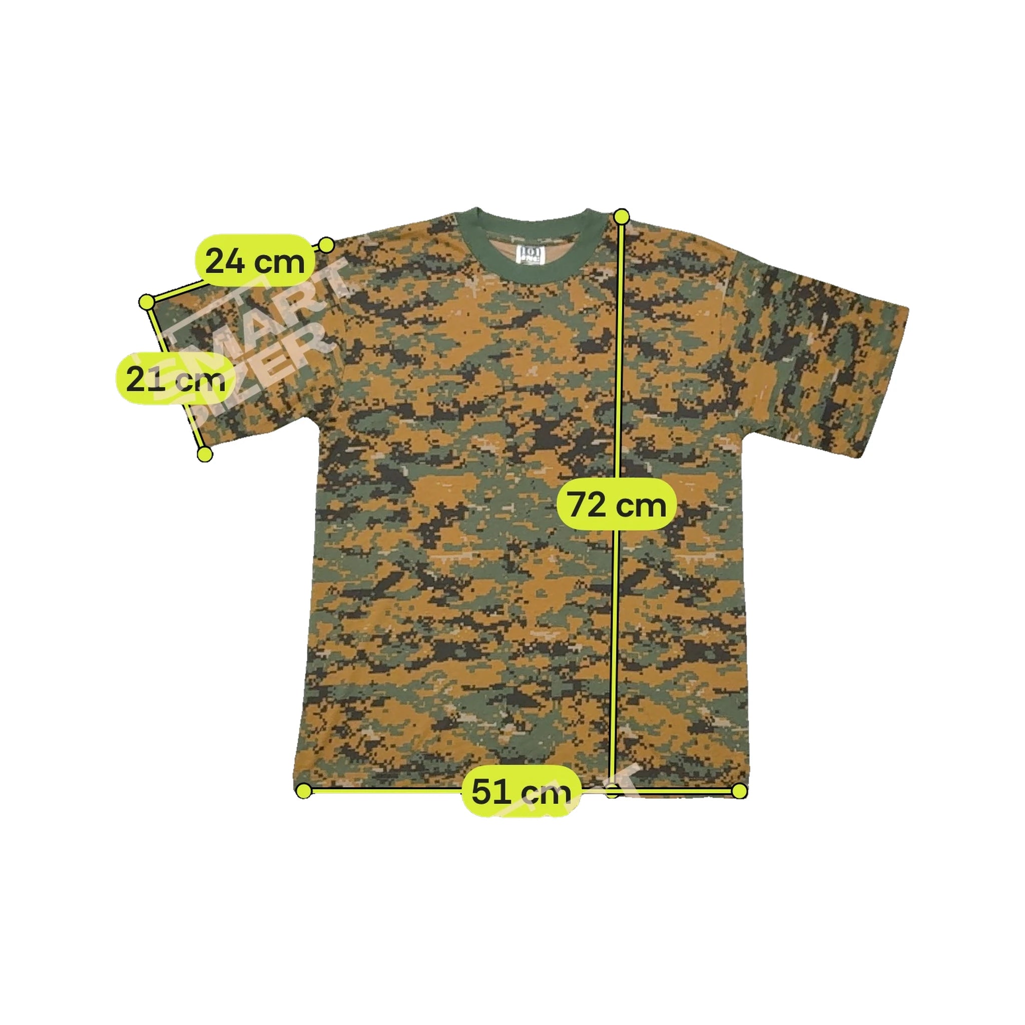 101 Inc Digital Camouflage Crewneck Shirt