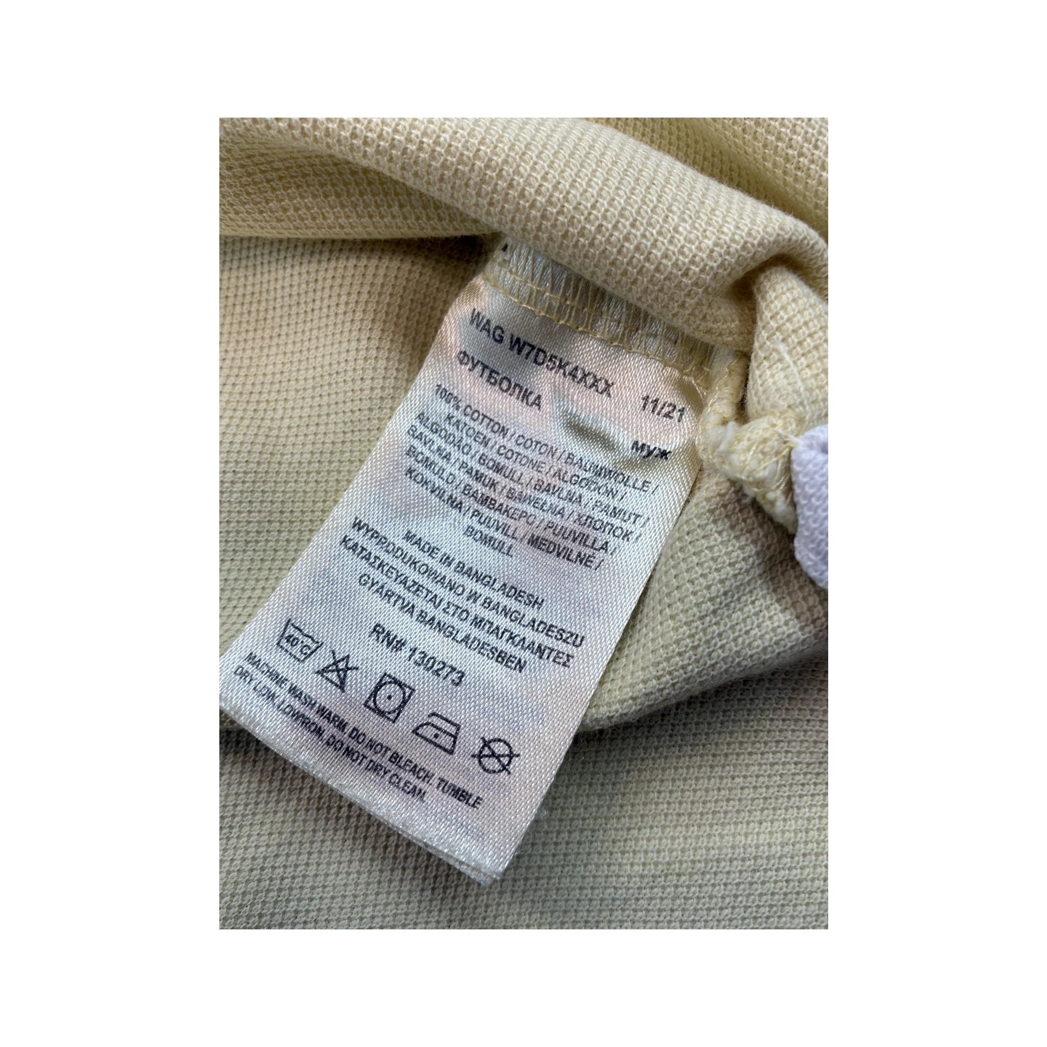 Wrangler Contrast Piped Pique Polo Shirt