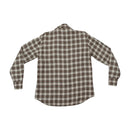 VIyella Brown Plaid Wool Cotton Button-Up Shirt