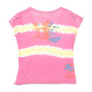 T-shirt Broadway Tie-Dye com decote em V e estampado gráfico
