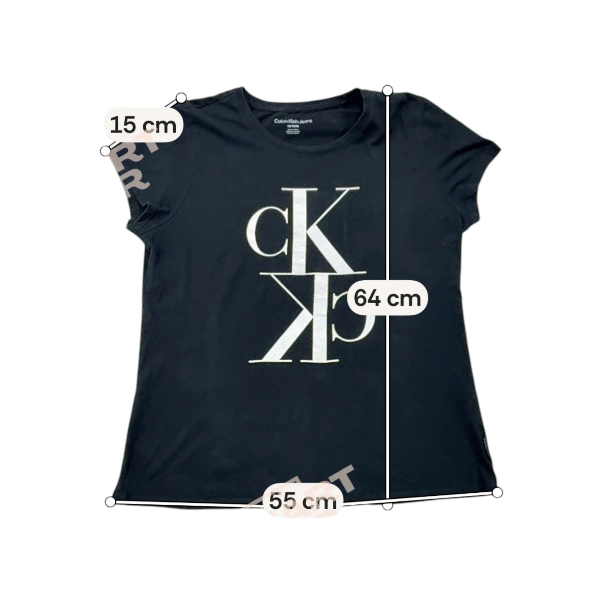 T-shirt Calvin Klein Jeans Oversized em algodão com logótipo CK