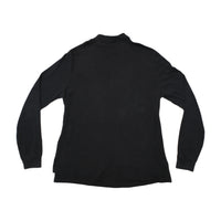 Polo by Ralph Lauren Black Cotton Long Sleeve Polo Shirt