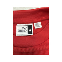 Puma Vintage Red Embroidered Logo Crewneck Sweater
