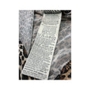 You & Me Italia Leopard Print Ruched Tie Front Blouse
