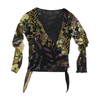 Purple Print Blouse