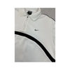 Nike Vintage White Contrast Panel Zip Polo Shirt