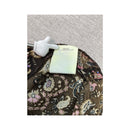 Michele Boyard Paisley Sequin Mesh Tank Top