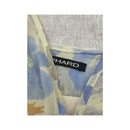 PHARD Floral Sheer Tie Front Mini Dress