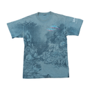 Embroidered Dolphin Underwater Reef Graphic Shirt