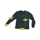 Vans Black Cotton Long Sleeve Logo Shirt