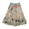 Sandro Ferrone Paris Patchwork Floral Tiered Skirt (repriced)