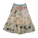 Sandro Ferrone Paris Patchwork Floral Tiered Skirt (repriced)