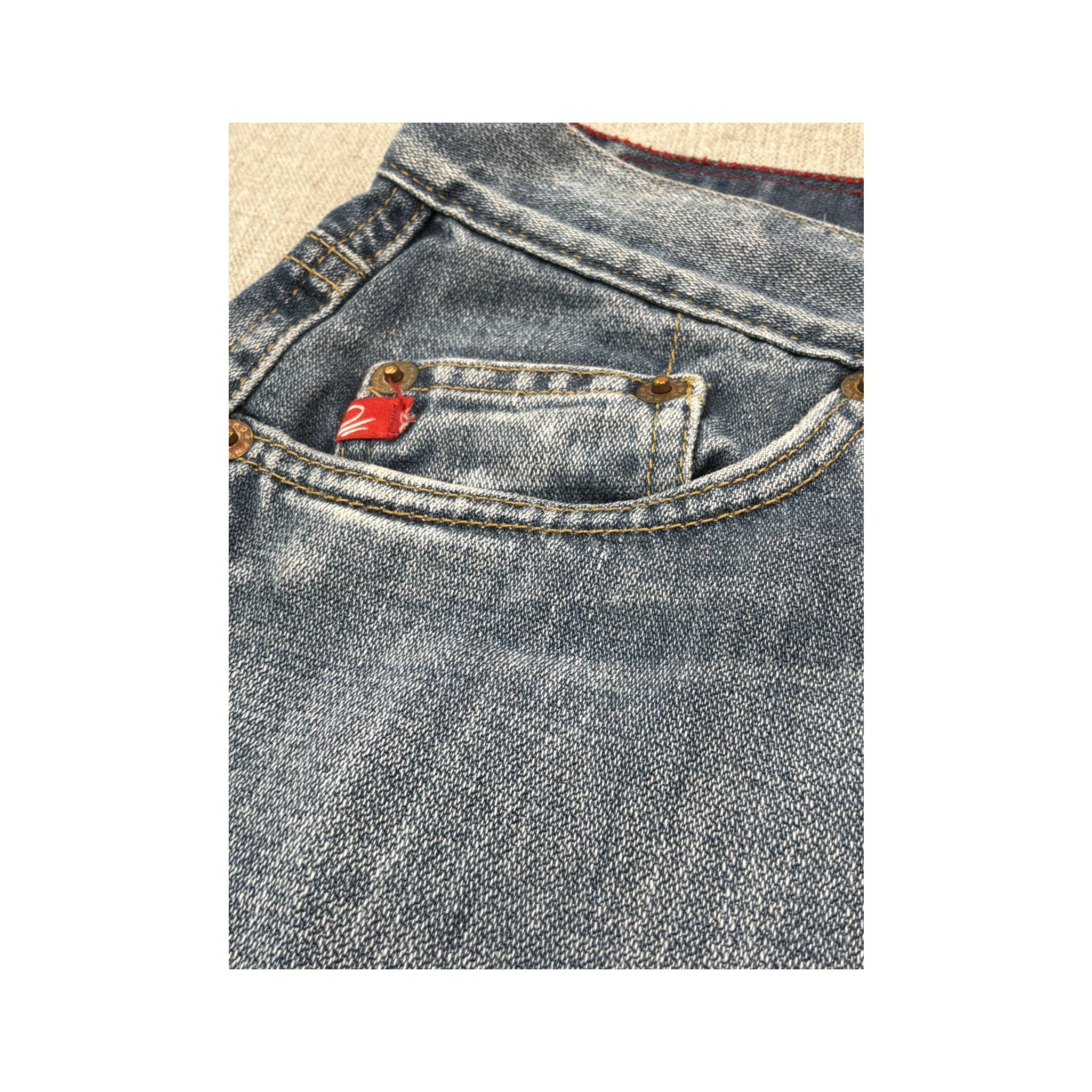 Phard Button Fly Denim Skirt
