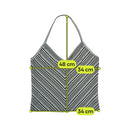 Vintage Chevron Striped Knit Halter Top