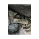 Vintage Black Hair-On Leather Waistcoat Style Jacket