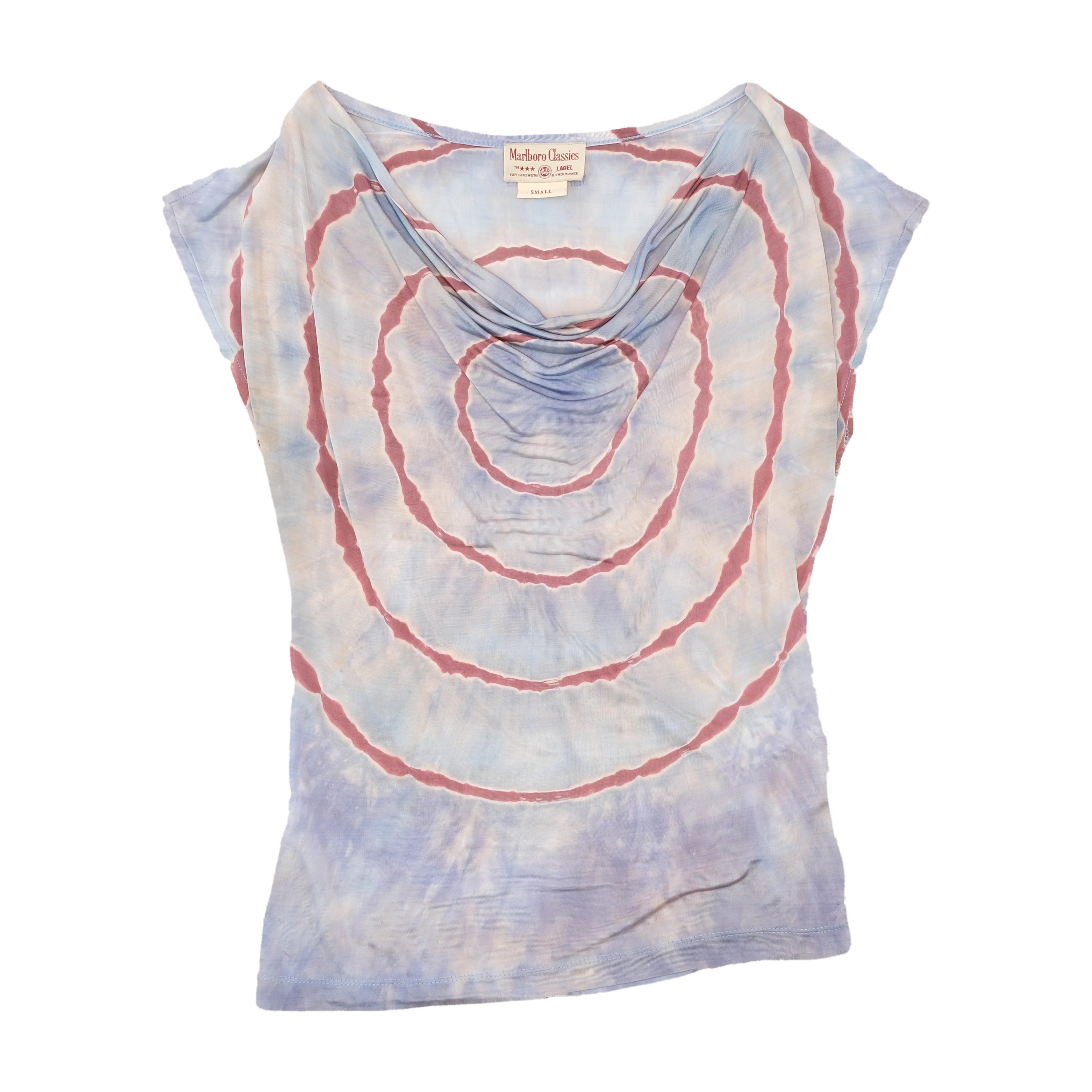 Marlboro Classics Tie-Dye Scoop Neck T-shirt