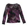 Purple Patchwork Blouse