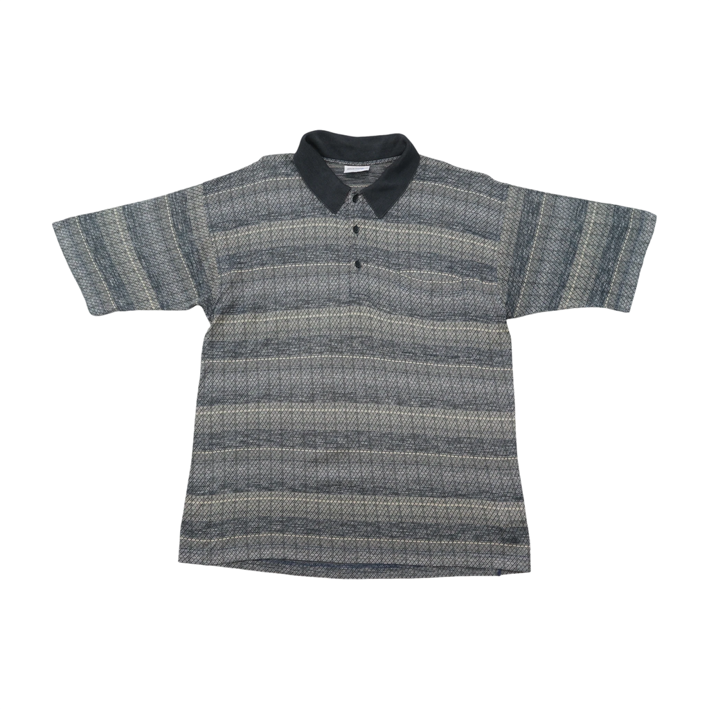 Polo de malha Missoni Sport Mesclado com riscas Geométricas